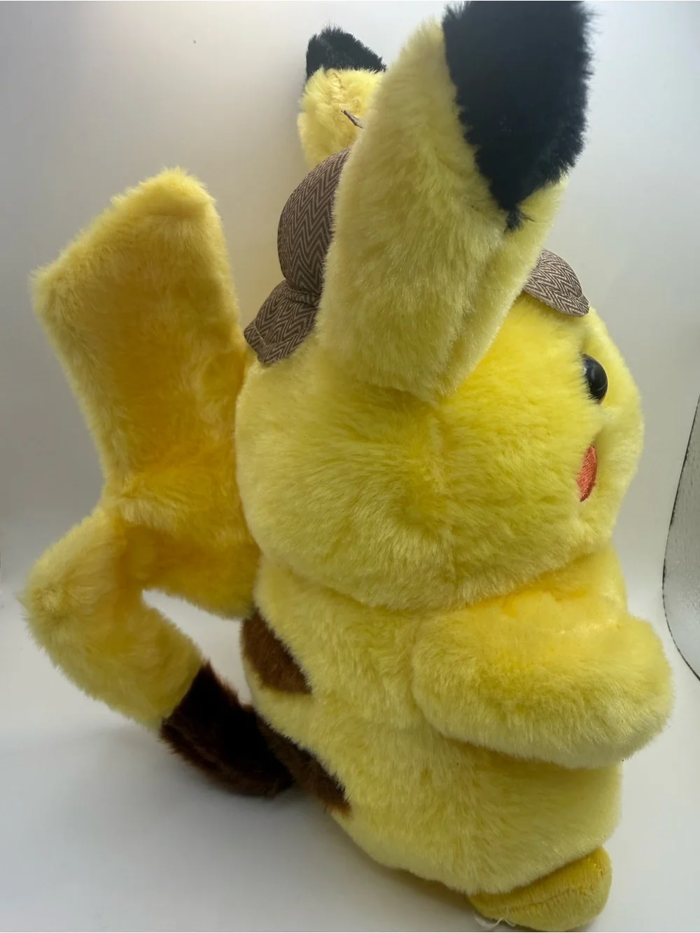 Detective Pikachu Yellow Plush Stuffed Animal Rare Stuffed